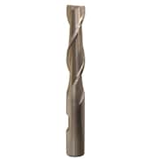Drill America 3/8"x3/8" HSS 2 Flute Single End End Mill, Shank Size: 3/8" DWCT312